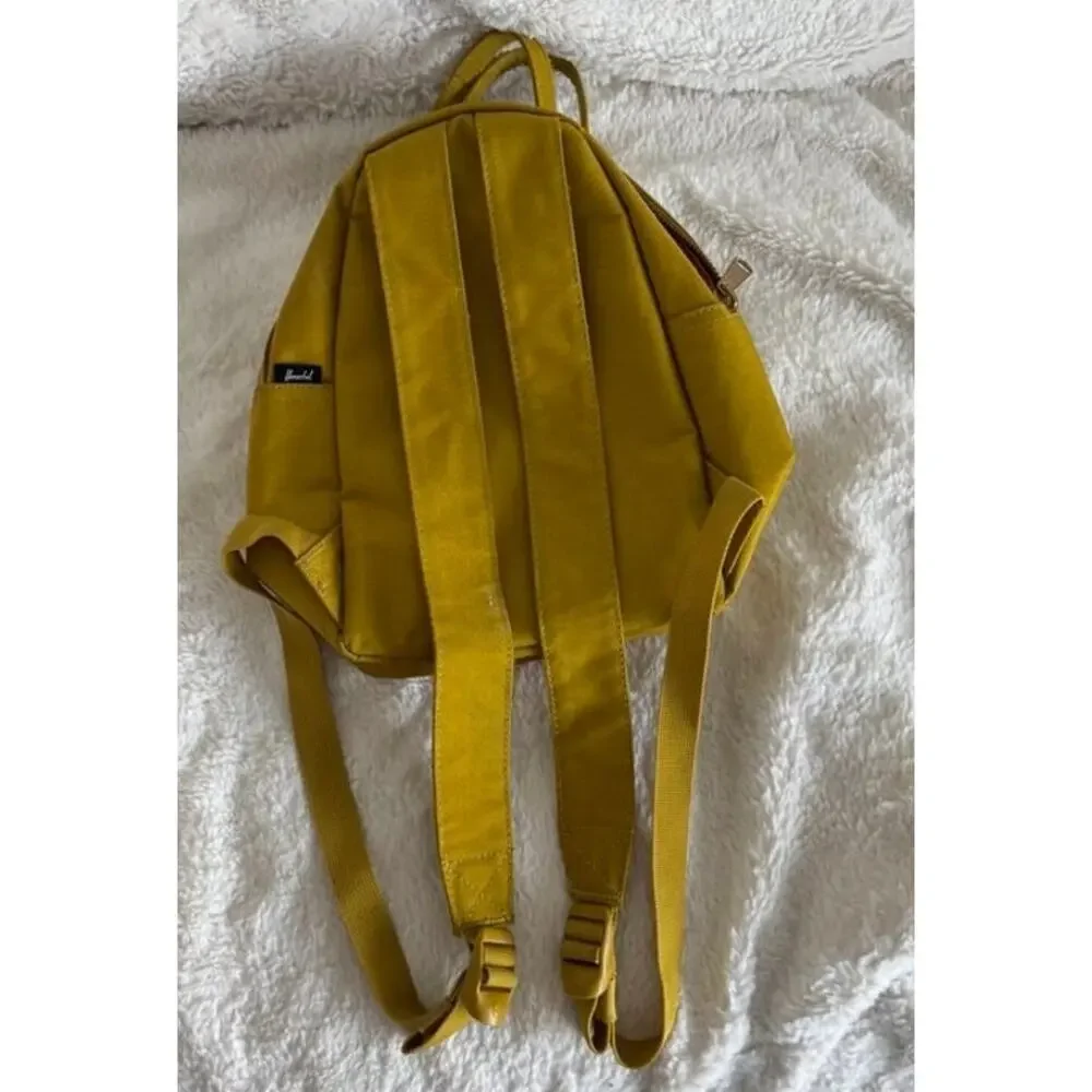 Herschel Supply Co Classic Mini Backpack Mustard Yellow Canvas Daypack